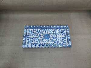 Elegant Mother of Pearl Tray for <b>Table</b> <b>Decoration</b> Household Food Serving Dishwasher & Microwave Safe Trays by Falak World Export - Product Image 3
