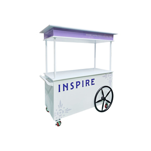 รถเข็นจัดแสดงเหล็กแบบแบนสำหรับนำเสนอผลิตภัณฑ์ที่ใช้งานได้สะดวก - Product Image 1