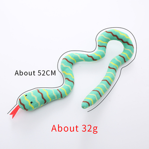 Juguete Masticable Suave para Gatos, Lindo Juguete de Peluche con Forma de Serpiente para Morder, Masticar y Limpiar los Dientes, Juguetes Interactivos de Peluche para Mascotas al por Mayor - Product Image 4