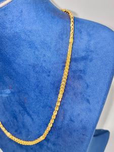 Cadena Bahubali de Oro Sólido de 22K, Collar Clásico de Eslabones para Hombres, Mujeres, Unisex, Uso Diario, Regalo para Bodas y Fiestas - Product Image 3