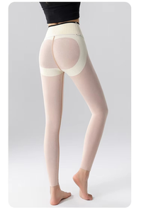 Leggings de yoga et de fitness d'extérieur, taille haute, extensibles, en nylon, pour la course, avec sublimation et taille élastique, à prix abordable - Product Image 3