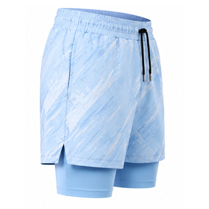 Shorts de bain sublimés pour hommes avec poches imperméables, légers, respirants, pour la plage, la natation, le surf, shorts décontractés d'été, vente en gros - Product Image 5