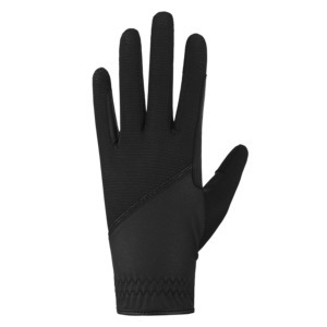 Pro Grip Performance Equestrian Gloves Breathable Serino Synthetic Leather Classy Black Dressage & Training Gloves - Product Image 2