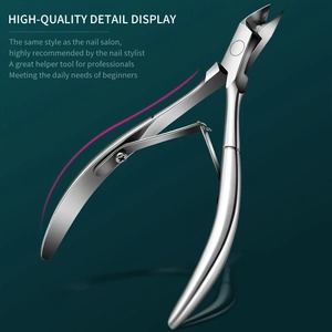 Coupe-cuticules en acier inoxydable, outil de manucure et pédicure de précision pour l'élimination impeccable des peaux mortes, accessoires de pédicure, cadeaux - Product Image 5