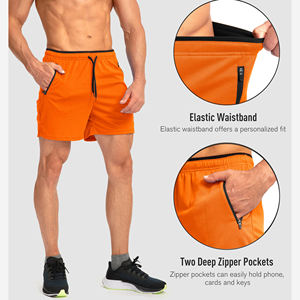 Pantalones Cortos Deportivos para Hombre con Material Transpirable Ecológico, Servicio OEM para Uso Casual de Verano, Pantalones Cortos Deportivos para Hombre - Product Image 4