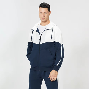 Conjuntos Deportivos de Primavera para Hombre al por Mayor: Sudadera y Pantalones Ligeros Transpirables con Estampado Acid Wash para Gimnasio y Entrenamientos - Product Image 3