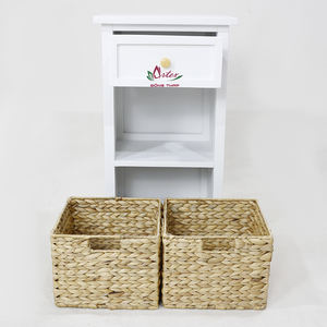 Artex Dong Thap Gabinete de despensa vietnamita Almacenamiento Hecho a mano Cuerda de algas marinas Jacinto de agua Organizador decorativo Flexible - Product Image 2