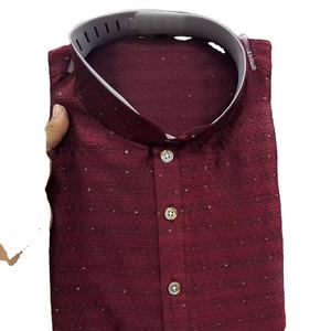 Nouveau Kurt en Soie et Coton Jacquard pour Hommes avec Travail de Paillettes pour la Vente en Gros - Product Image 2