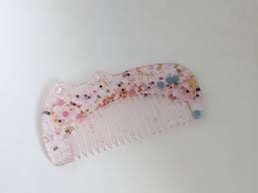 Peigne en résine professionnel pour barbier, coiffure de salon, écologique, décoration DIY, haute qualité, forme personnalisée ILAHI, art populaire fait main - Product Image 4