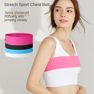 Sujetadores Deportivos de Talla Grande para Mujer, Transpirables, de Alta Sujeción, con Tirantes Ajustables, Material de Spandex/Nylon, Relleno de Pecho Extraíble, para Correr - Product Image 6