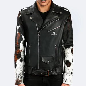 Manteau de voyage en cuir pleine fleur naturel pour homme avec poches discrètes et construction sur mesure, fabrication OEM 2026 - Product Image 5