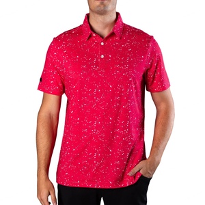 Custom logo Stiff <b>Collar</b> Golf Tee <b>Shirts</b> Funny Pattern Polyester Spandex Quick Dry Man Golf Polo <b>T</b>-<b>shirt</b> <b>Shirts</b> - Product Image 1