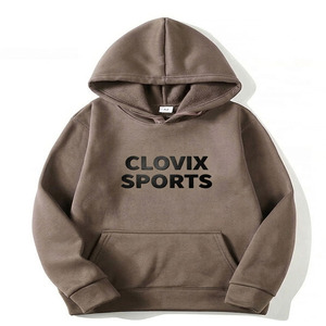 Sweat à capuche décontracté pour homme, collection automne-hiver, broderie UV de haute qualité, coupe ample, vente en gros - Product Image 5