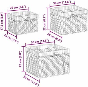 Cesta de Almacenamiento Plegable Hecha a Mano con Jacinto de Agua, Ecológica, para Sala de Estar, Cesta para Ropa Sucia, Precio de Fábrica, Venta al por Mayor - Product Image 3