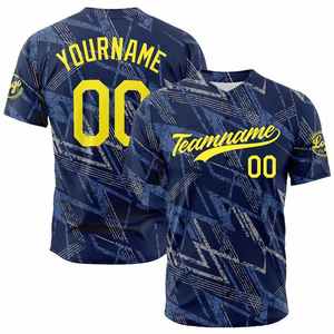 เสื้อเบสบอลพิมพ์ลายทันสมัยแบบใหม่ ระบายอากาศได้ดี แขนครึ่งตัว รับผลิตตามแบบ OEM ODM - Product Image 1