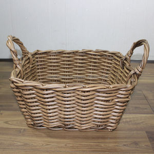 Artex Dong Thap Factory Plastic <b>Woven</b> <b>Baskets</b> with Lids for Clothes Laundry and Home Organization Solutions - Product Image 3