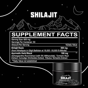 Resina de Shilajit Premium de Alta Potencia OEM con 82% de Ácido Fúlvico y Minerales Traza, Shilajit Natural para Hombres y Mujeres a Precio Económico - Product Image 2