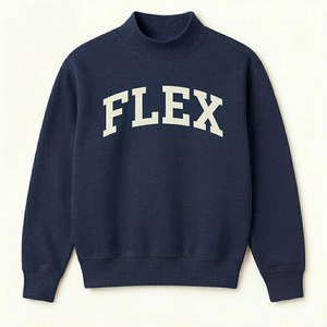 Sudadera Clásica Cálida con Cuello Alto, Corte Holgado, Felpa de Algodón, Estilo Informal de Invierno, Prenda Superior de Estilo Atemporal - Product Image 5