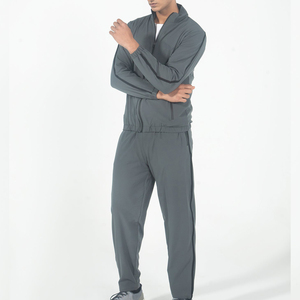 Survêtements de sport décontractés respirants de haute qualité, en nylon coupe-vent avec fermeture éclair intégrale pour hommes - Product Image 2