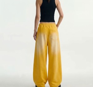 Nouvelle Collection 2026 – Pantalon Évasé Femme Teint Ombré Coupe Ample Taille Élastique Tendance Streetwear Décontracté - Product Image 3