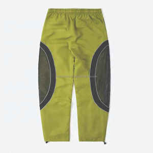 Personnalisé 2025 Hommes Grande Taille Nylon Réfléchissant Coupe-Vent Zipper Jogger Panneau Latéral Chaud Bloc de Couleur Ensemble de Survêtement - Product Image 6
