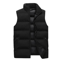 Gilet matelassé unisexe ultra-léger en polyester, pliable, col montant, motif dessin animé personnalisé, réversible, pour l'hiver et les activités de plein air
