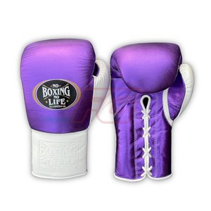 Guantes de Boxeo No Boxing No Life, de Cuero Genuino Premium, Profesionales, con Cierre de Gancho y Bucle, para Entrenamiento, Fabricante OEM - Product Image 4