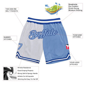 Shorts de basketball durables et résistants pour un style de vie actif, look athlétique classique, vêtements de sport quotidiens - Product Image 5