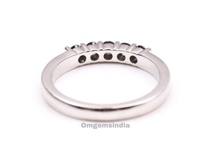 Lab Salt - Pepper diamond Eternity Band | Diamond Eternity Ring | Wedding Band | Engagement Ring |Anniversary Promise Ring Gift - Product Image 5