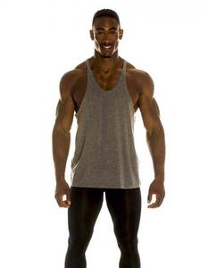 Camiseta sin mangas deportiva para hombre - Camiseta de algodón con corte recto o curvo en la parte inferior - Product Image 5