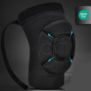 Rodilleras de Ajuste Flexible, Equipo de Protección de Seguridad, Acolchado Resistente a Impactos, Soporte para Entrenamiento y Actividades Deportivas - Product Image 2