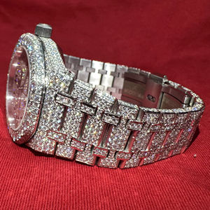 Montre Hip Hop de Haute Qualité avec Diamants, Bijoux, Montre Moissanite VVS, Montres Iced Out pour Hommes avec Boîte, Stock USA UK, Reloj - Product Image 1