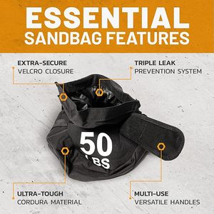 Superior international Heavy Duty Fitness Sandbag Adjustable <b>Weight</b> <b>Training</b> Sandbag for Strength & Cross <b>Training</b> Gym Equipment - Product Image 4