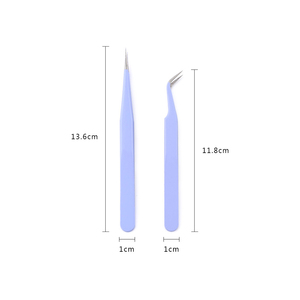 Pince à épiler pour cils et sourcils rose de haute qualité, personnalisée pour filles, ensemble de pinces à épiler diamantées pour extensions de cils, couleur bonbon - Product Image 1
