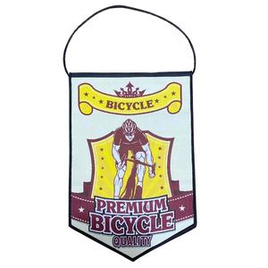 Personalizado colgante deportes equipo bandera logo tejido impreso poliéster mini publicidad escuela banderín - Product Image 5