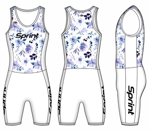 Combinaison de lutte personnalisée pour femmes, imprimée par sublimation, compression, une pièce, uniforme de lutte OEM ODM - Product Image 1