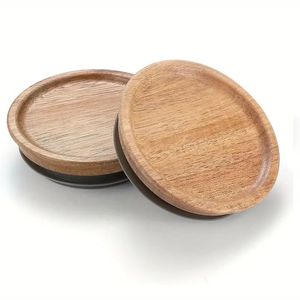 Wooden <b>Candle</b> Lid With Silicone Seal Ring For DIY <b>Candle</b> Making Kits by Handmade Collection - Product Image 4