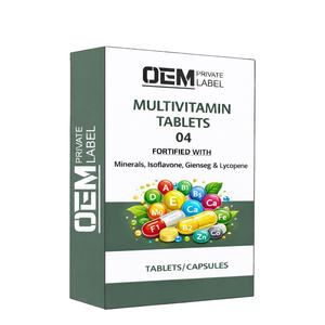Tableta Multivitamínica para Mujeres 04 Nutracéutico Fabricación por Terceros OEM - Product Image 1