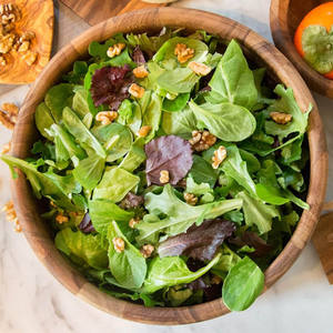 Saladier en bois d'acacia naturel écologique pour mélanger les aliments de service de table, cuisine, table à manger, décor ou présentoir de fruits - Product Image 5