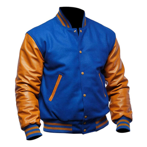High Quality Winter Letterman Varsity <b>Jacket</b> with Front Embroidery Woolen Fabric Solid Color Comfortable & Durable for <b>Men</b> - Product Image 6