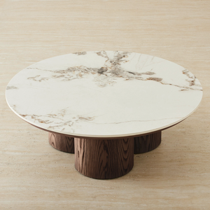 Wooden Coffee Table, Minimalist Modern Table, <b>Solid</b> <b>Wood</b> Scandinavian Style Customizable Design Custom Shape Living Room - Product Image 2