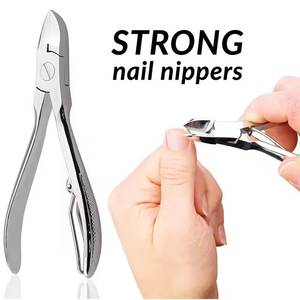 Stainless Steel Nail <b>Kit</b> With Clipper Scissors File Tweezers Portable <b>Manicure</b> Set In Black Bag Classic Style - Product Image 4