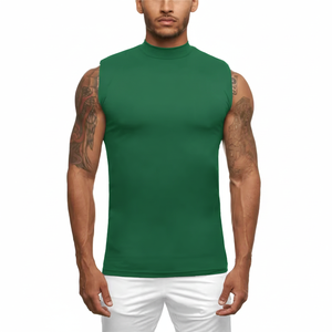 Summer Breathable Quick Dry Embroidery Sports Sleeveless T Shirts Men Mesh Gym Tank Top Fitness <b>Muscle</b> <b>Vest</b> Bodybuilding - Product Image 5
