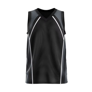 Custom Printed 100% Polyester Lightweight Breathable 3D Pattern Sleeveless Basketball Set Sportswear Teamwear for Clubs - Product Image 2