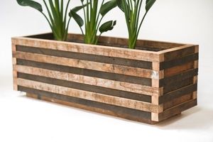 Modern wooden <b>planter</b>, succulent garden <b>box</b>, wooden indoor <b>planter</b>, stylish plant holder, Eco friendly <b>planter</b>, - Product Image 6