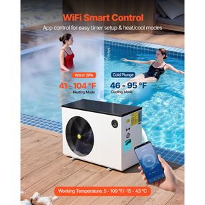 Pompa di Calore Elettrica per Piscina 70730 BTU con Tecnologia Inverter DC e Wi-Fi, per Piscine Fuori Terra da 19812 Galloni e Vasche Idromassaggio - Product Image 4