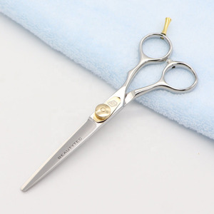 Tijeras de Peluquería de Acero Inoxidable, Hoja Curva Afilada, para Diestros, Herramientas Profesionales para Estilistas, Confiables - Product Image 2