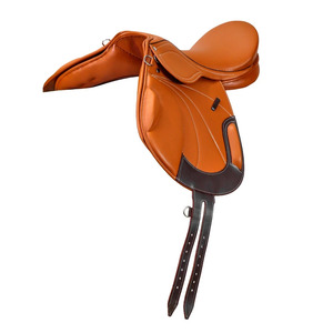 Selle d'équitation anglaise en cuir de qualité supérieure, confortable, légère, durable, artisanale, équipement équestre pour l'équitation quotidienne - Product Image 2