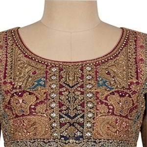 Vestido Afgano de Alta Calidad para Mujer, Diseño Modesto, Estilo Punjabi, Tribal Kuchi, Étnico, para Boda - Product Image 5
