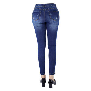 Pantalones Vaqueros de Mezclilla Rectos de Cintura Media, Estilo Casual de Invierno 2026, Ajuste Regular, Transpirables, de Longitud Completa para Mujer - Product Image 3